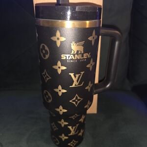Stanley Black and Gold Patterned Mug